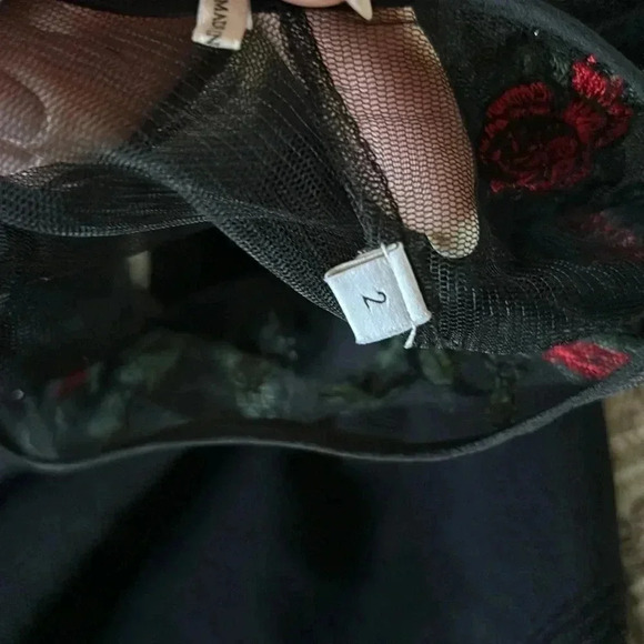 Sandro Paris Crew Neck Mini Floral and Bird Embroidered - Picture 10 of 11